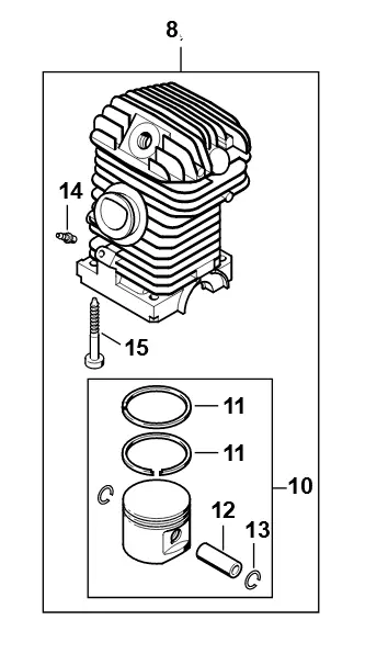 ms230 parts diagram