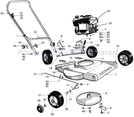 mtd riding mower parts diagram