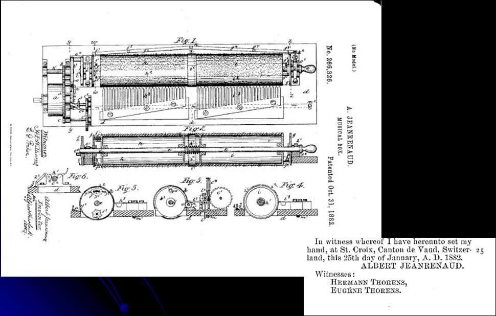 music box parts diagram