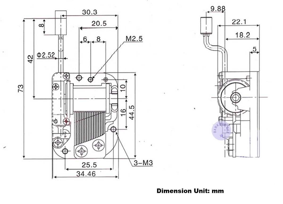 music box parts diagram