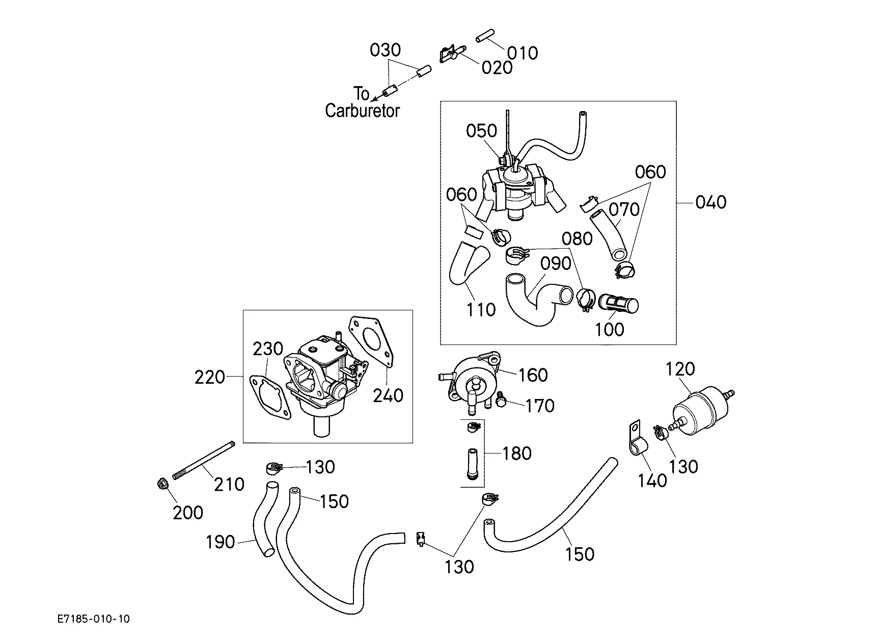 kubota t2080 parts diagram