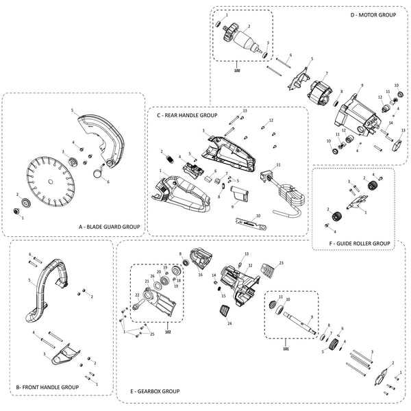 ryobi chainsaw parts diagram