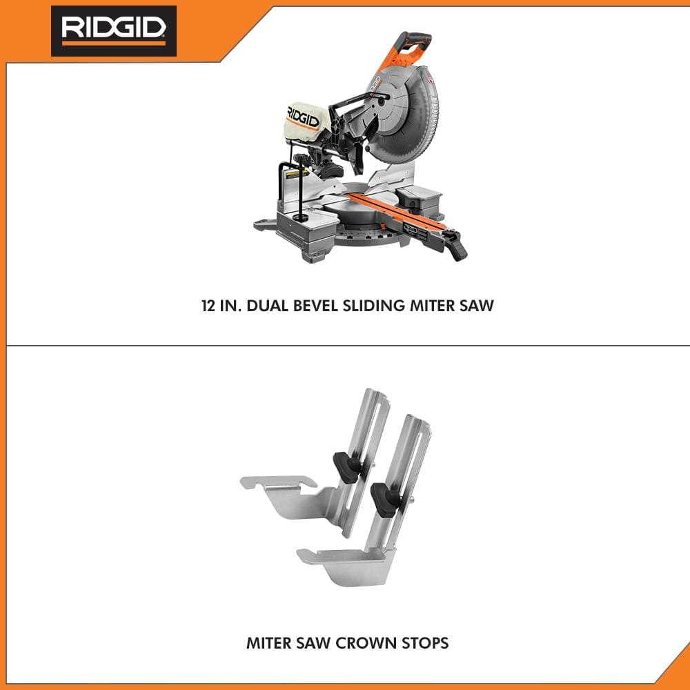 ridgid r4222 miter saw parts diagram