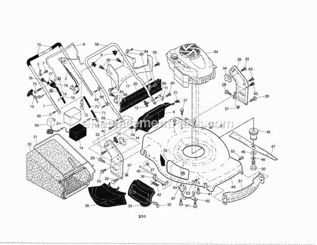 craftsman m220 parts diagram