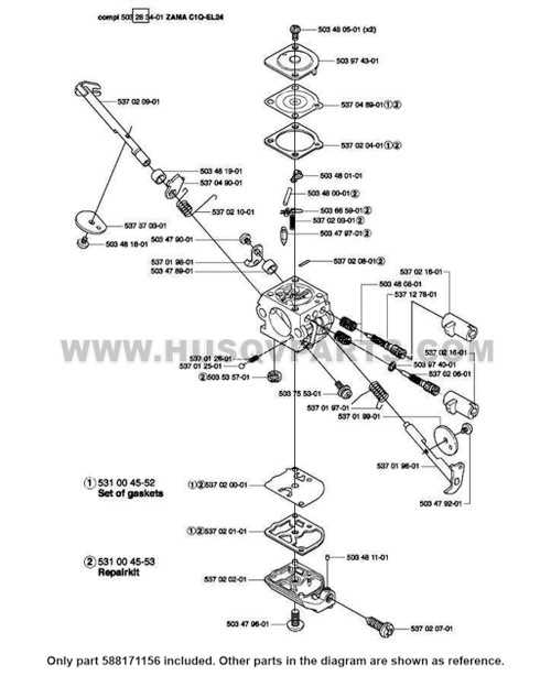 husqvarna 330lk parts diagram