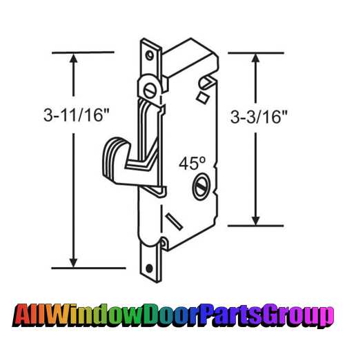 door lock diagram parts