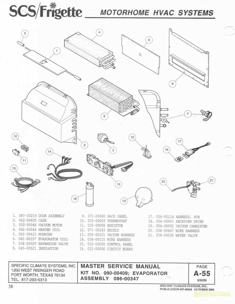 master heater parts diagram