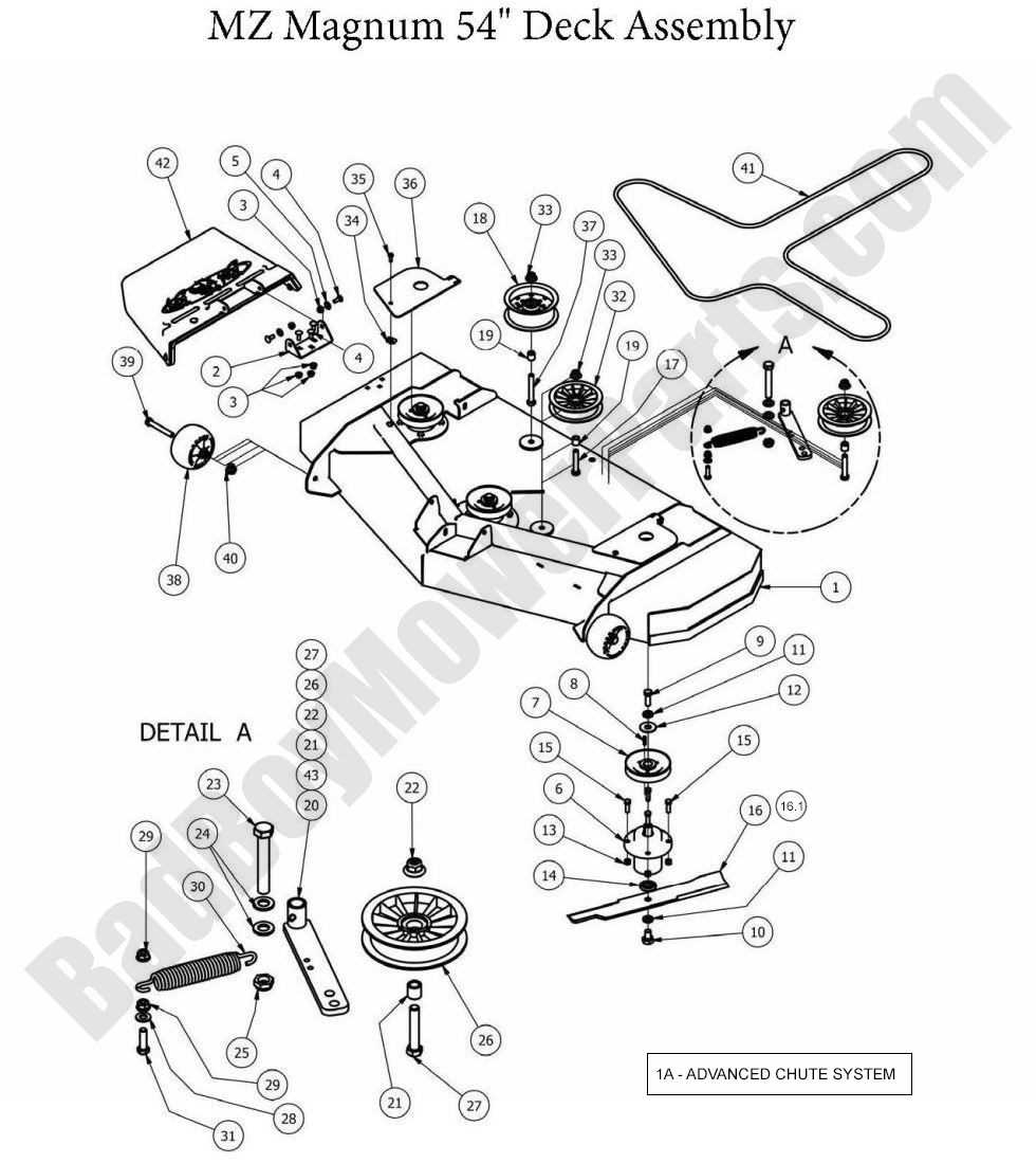 mz 54 parts diagram