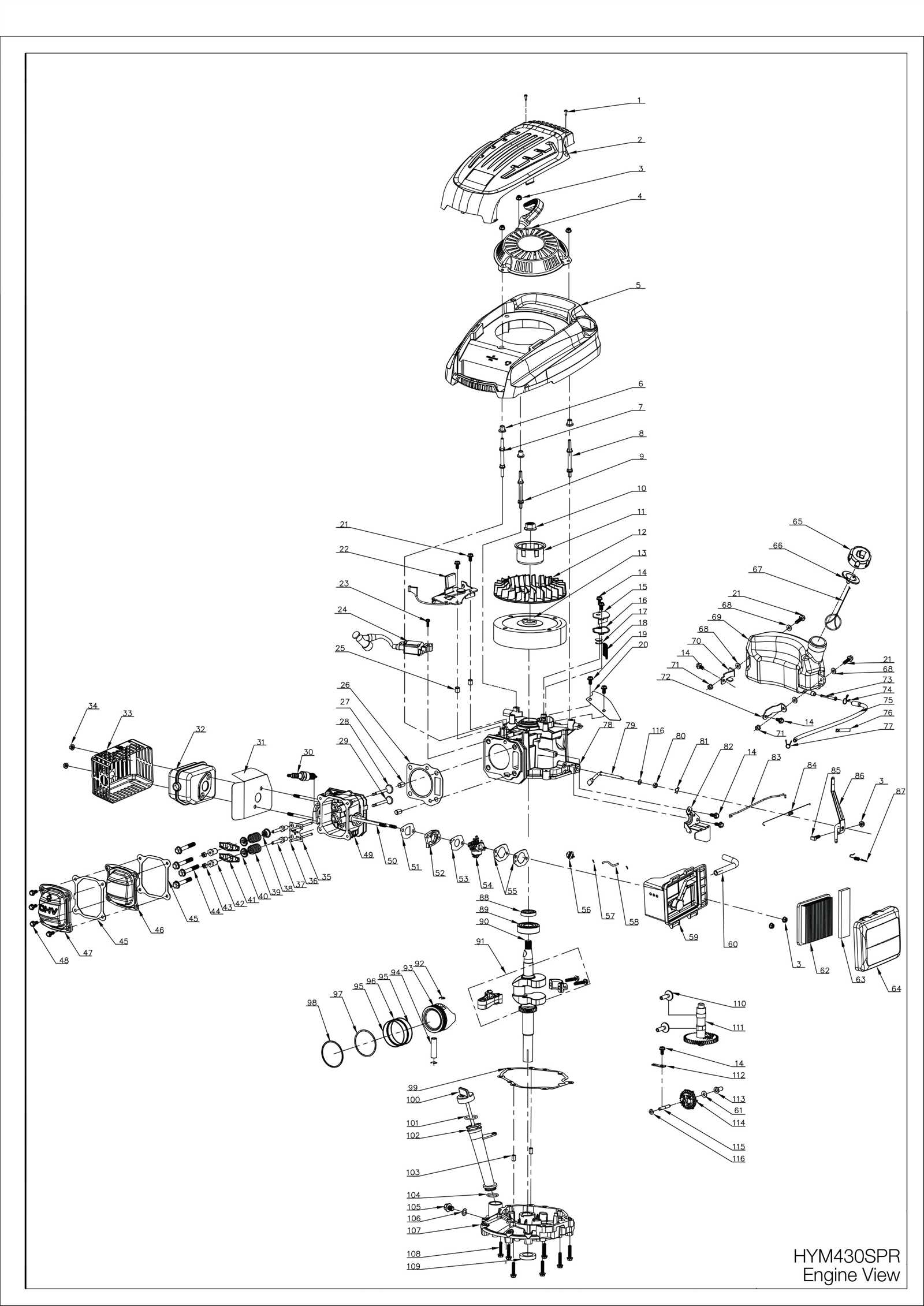 toro sr4 parts diagram