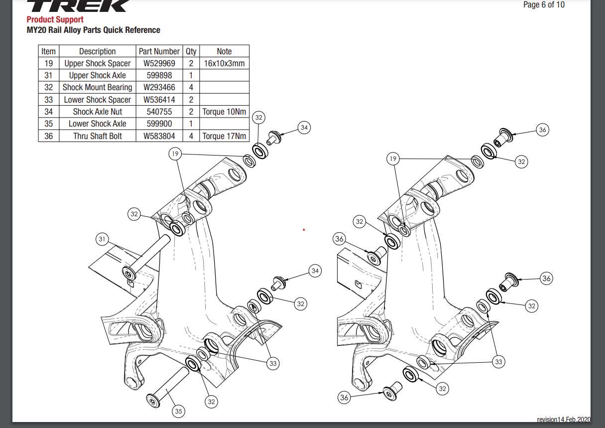 trek parts diagram