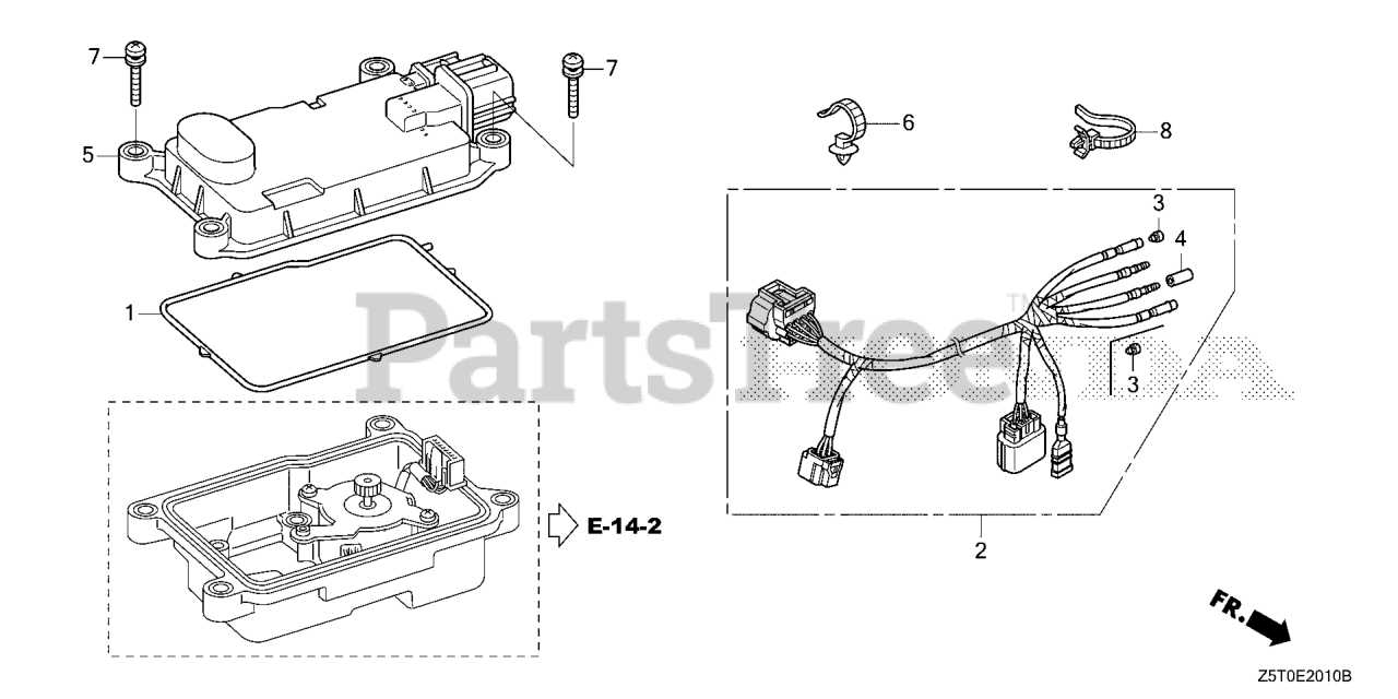gx390 honda parts diagram