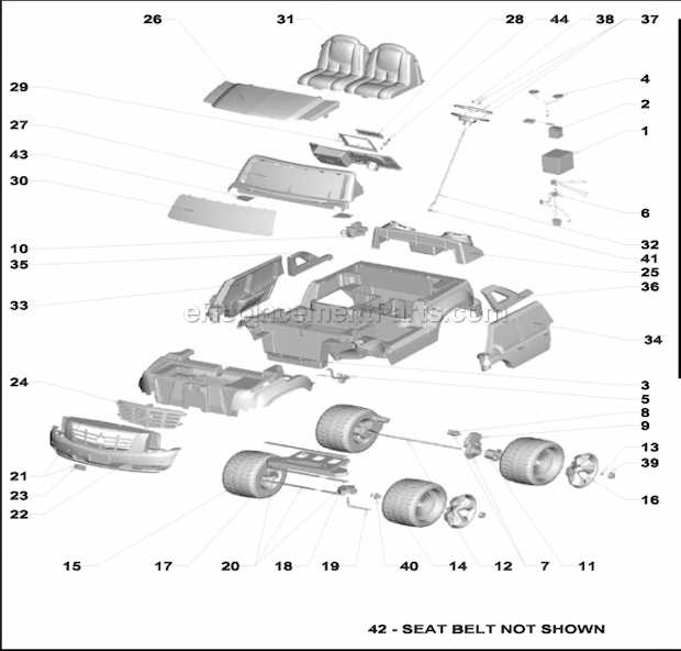 cadillac escalade parts diagram