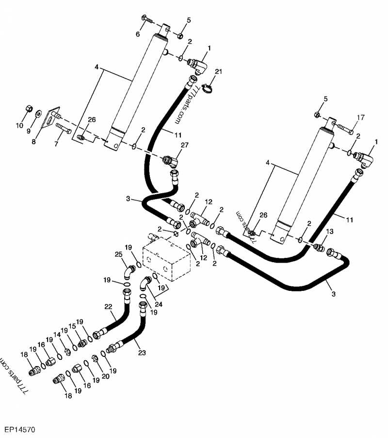 john deere 458 round baler parts diagram