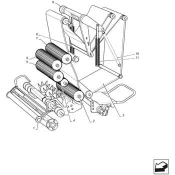 new holland 560 round baler parts diagram