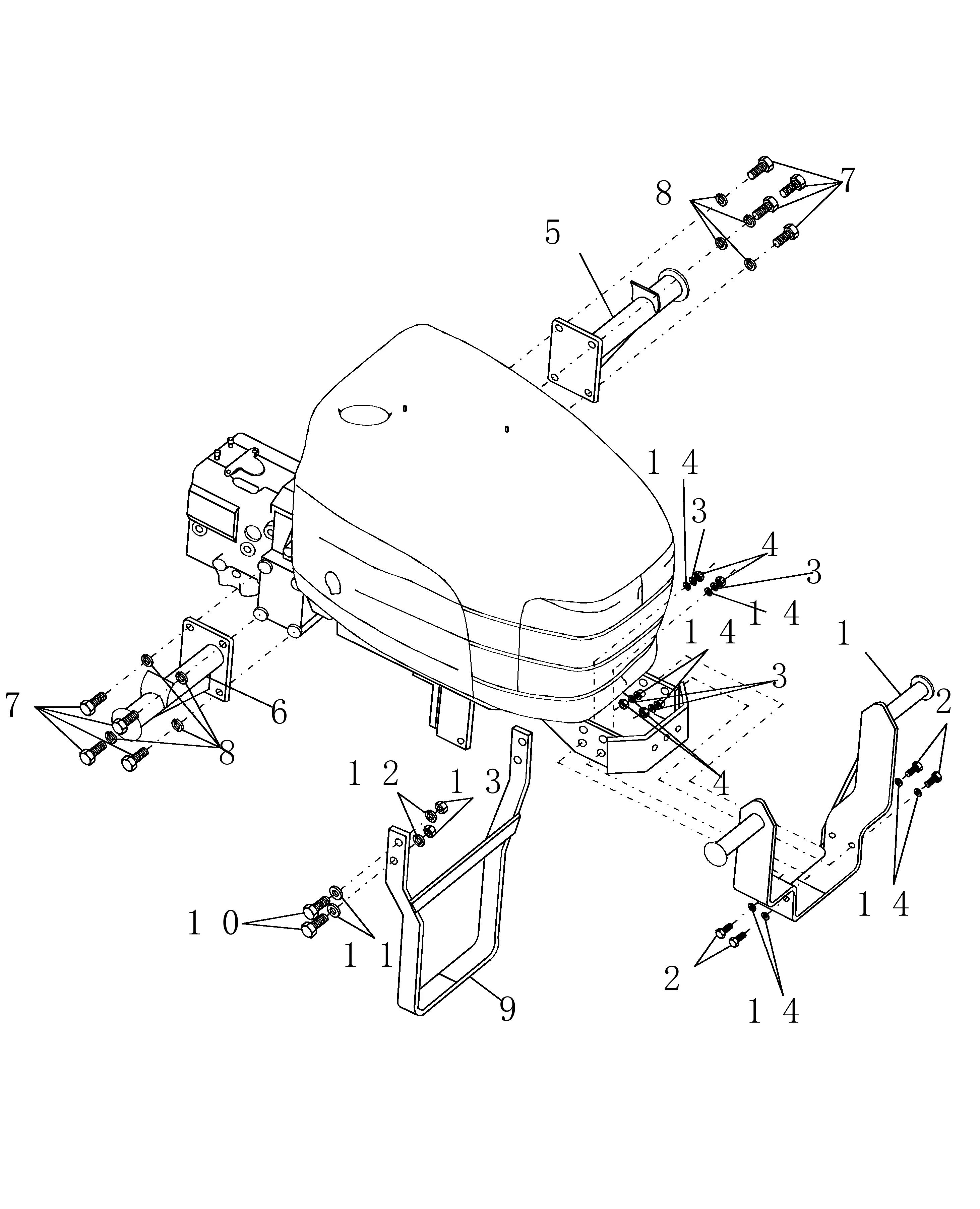 new holland 7308 loader parts diagram