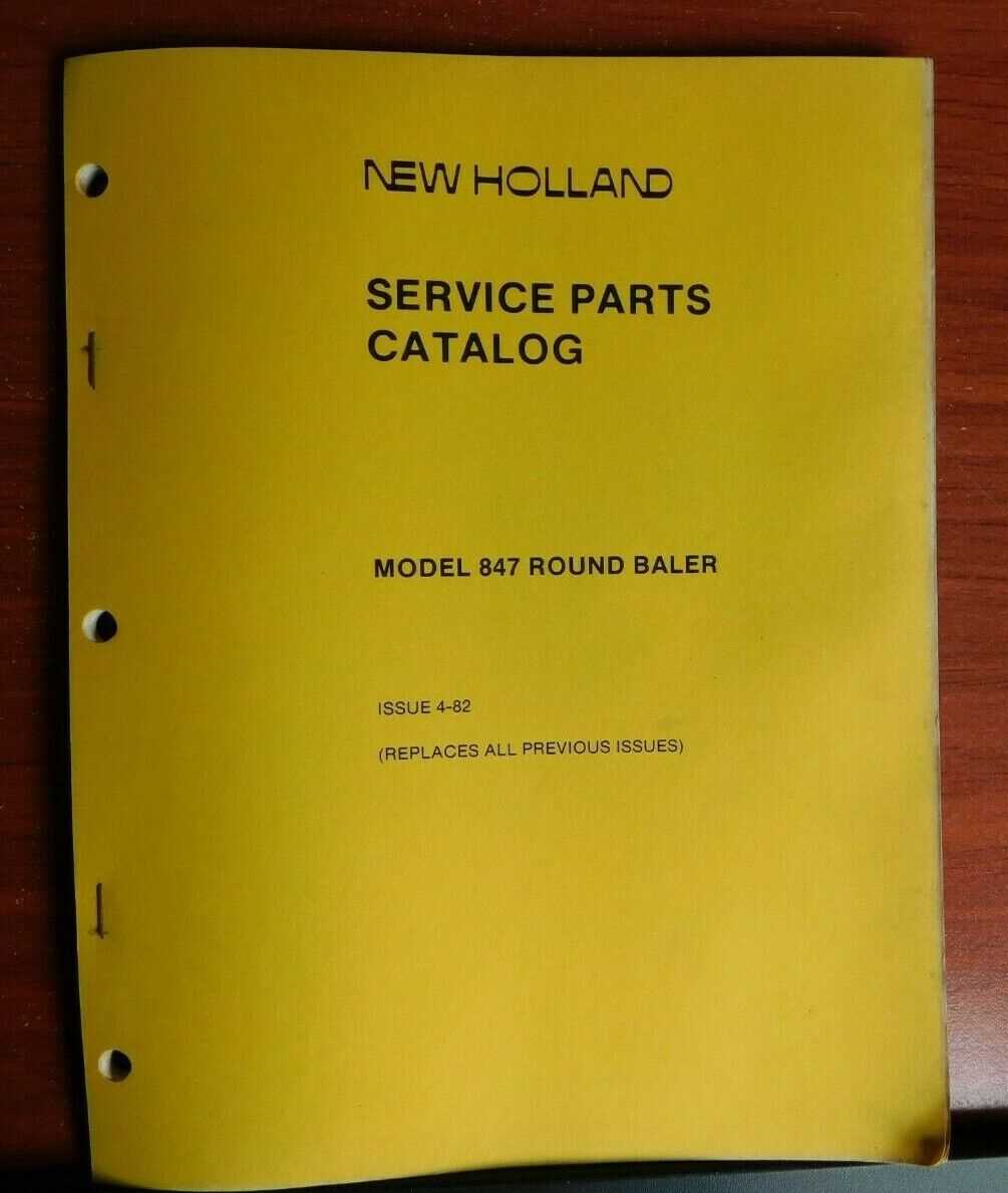 new holland baler parts diagram