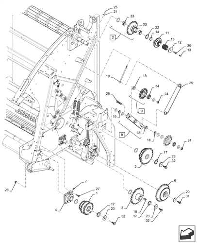 new holland baler parts diagram