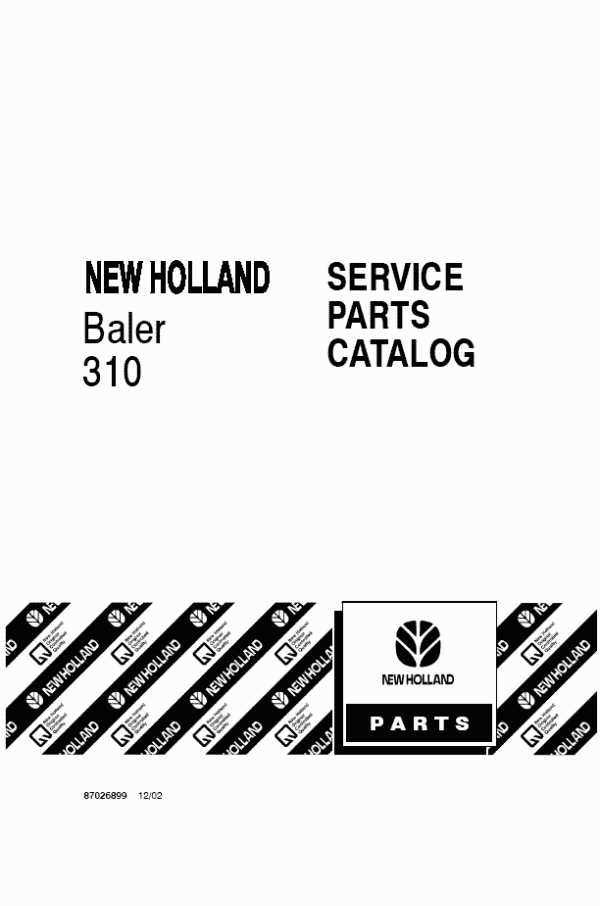 new holland square baler parts diagram