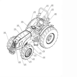 new holland tractor parts diagram