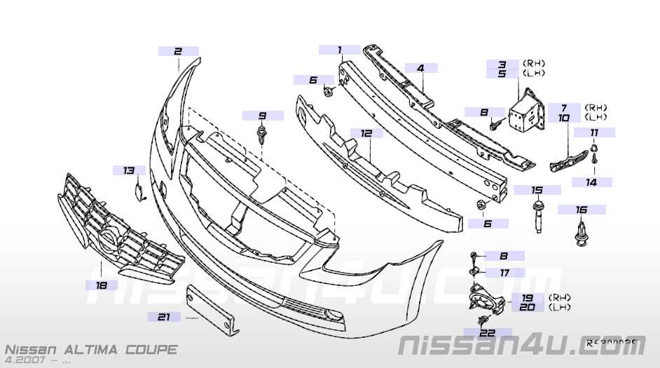 nissan oem parts diagram