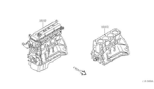 nissan sentra engine parts diagram