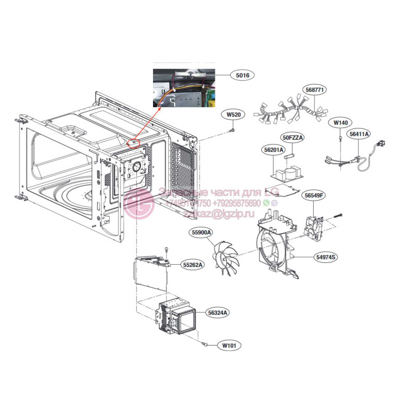 lg lmc2075st parts diagram