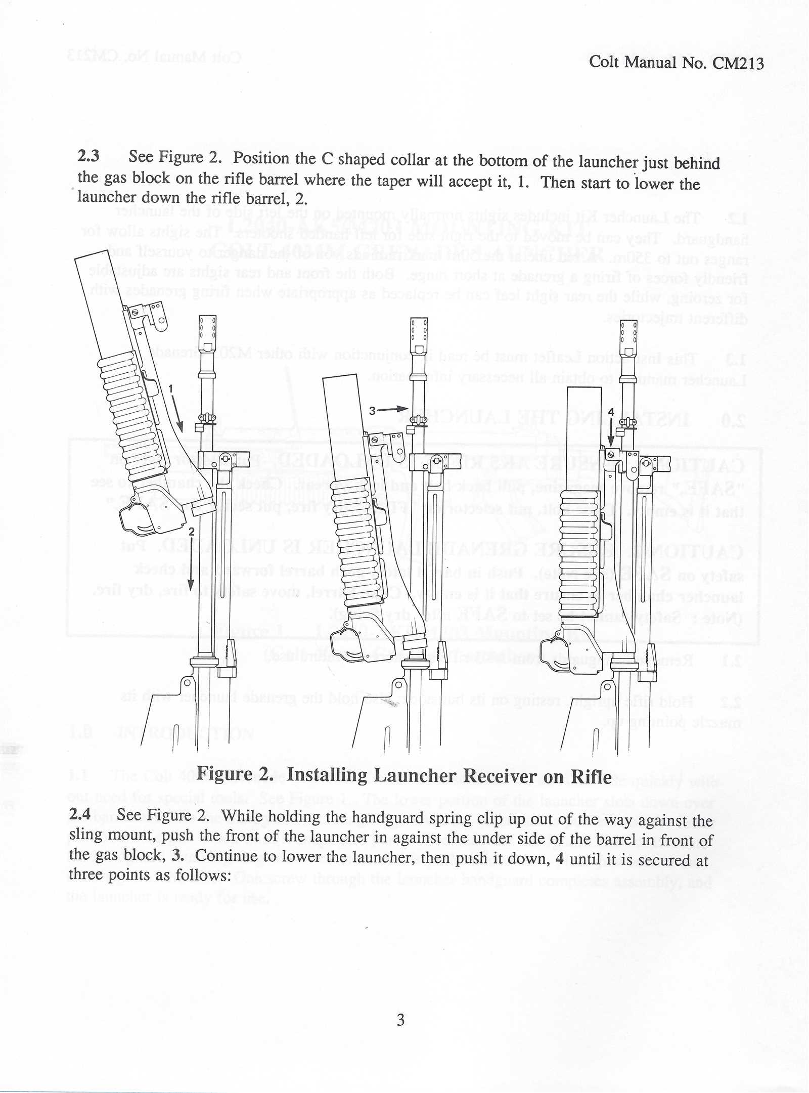 m203 parts diagram