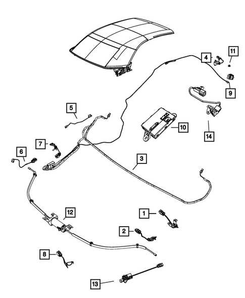 2010 chrysler sebring convertible parts diagram