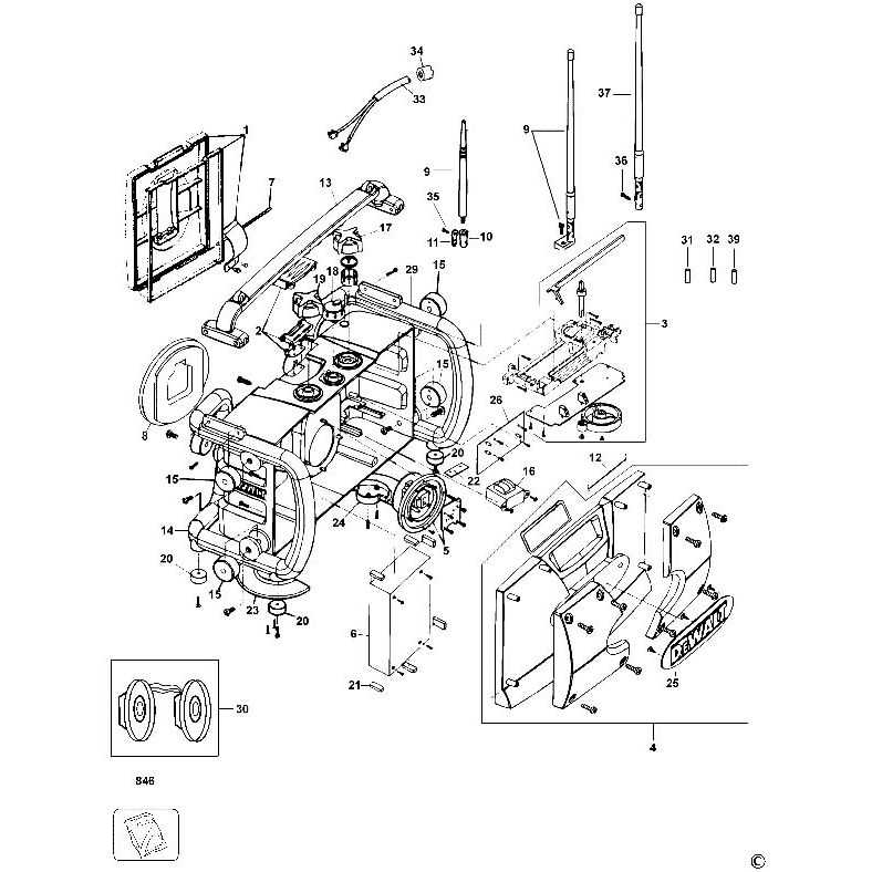 dewalt lawn mower parts diagram