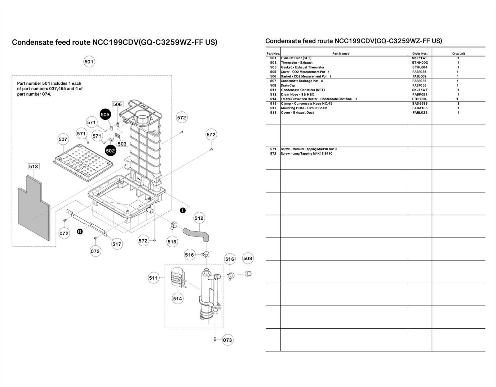 noritz n 0751m parts diagram