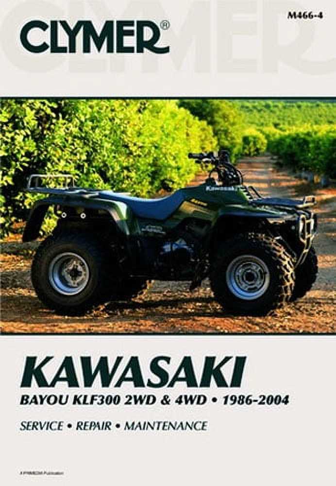 kawasaki bayou 300 parts diagram