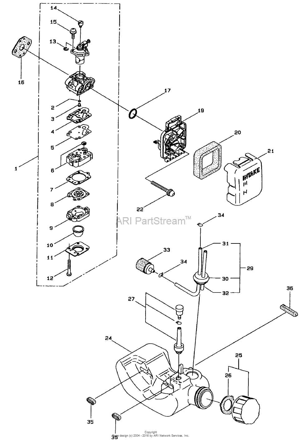 toro trimmer parts diagram