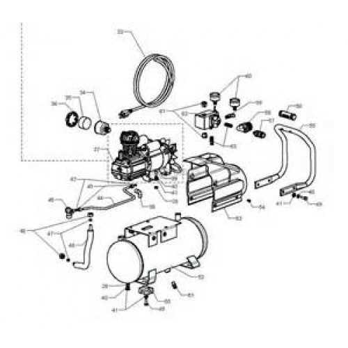 husky compressor parts diagram