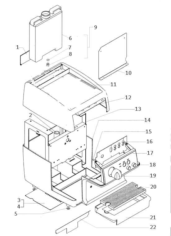 nuova simonelli oscar parts diagram