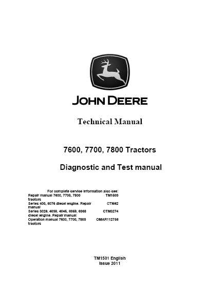 john deere 7800 parts diagram