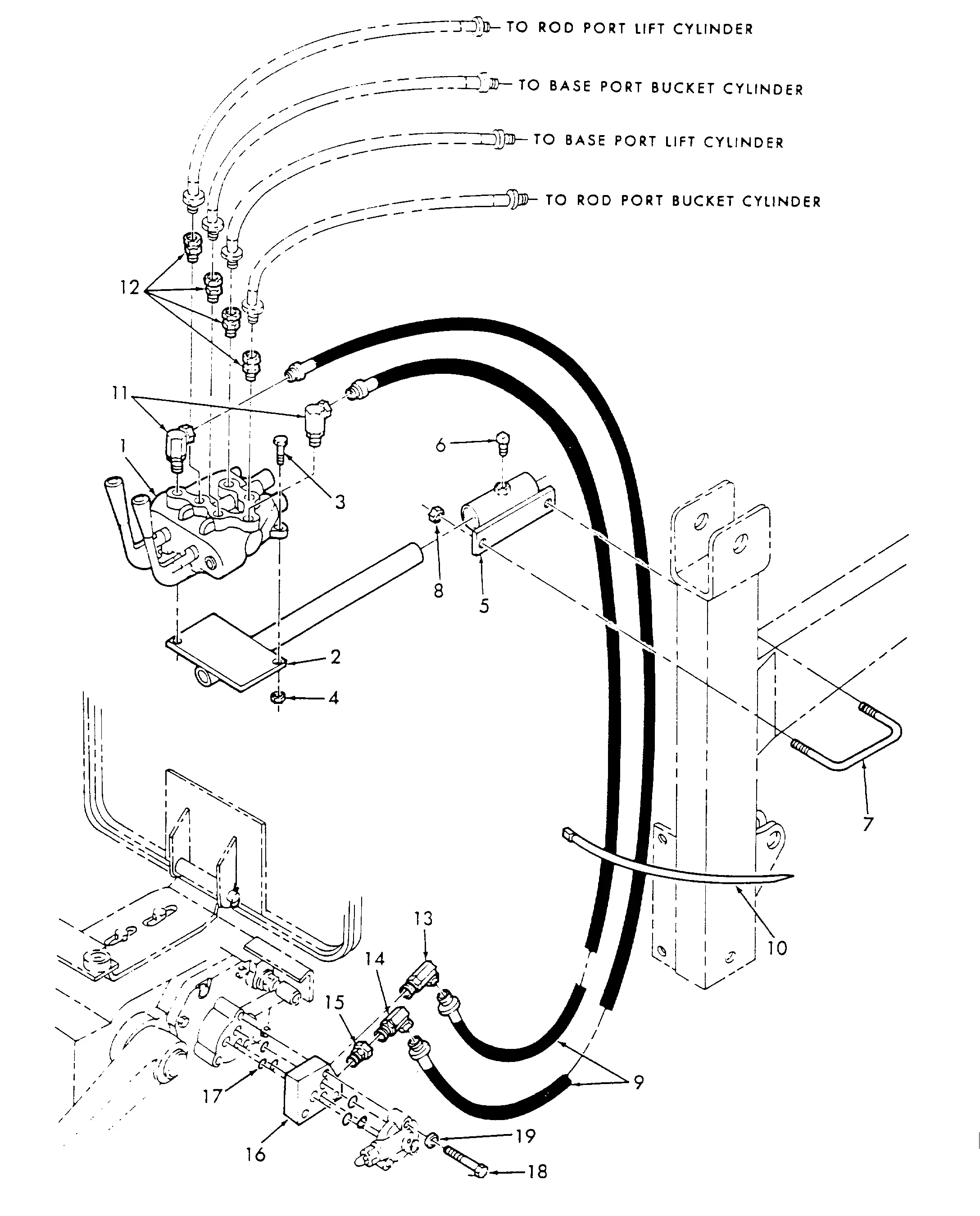 ford 1900 tractor parts diagram