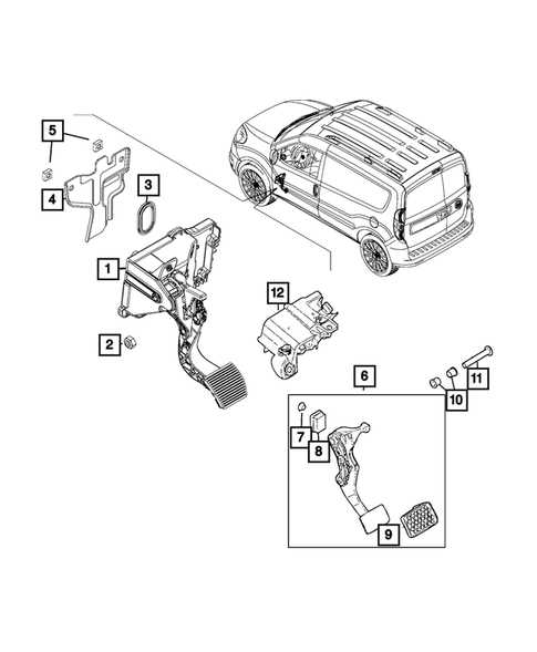 ram promaster city parts diagram