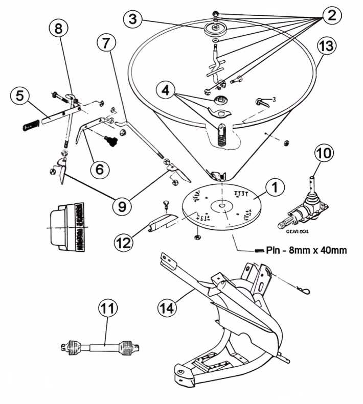 king kutter finish mower parts diagram