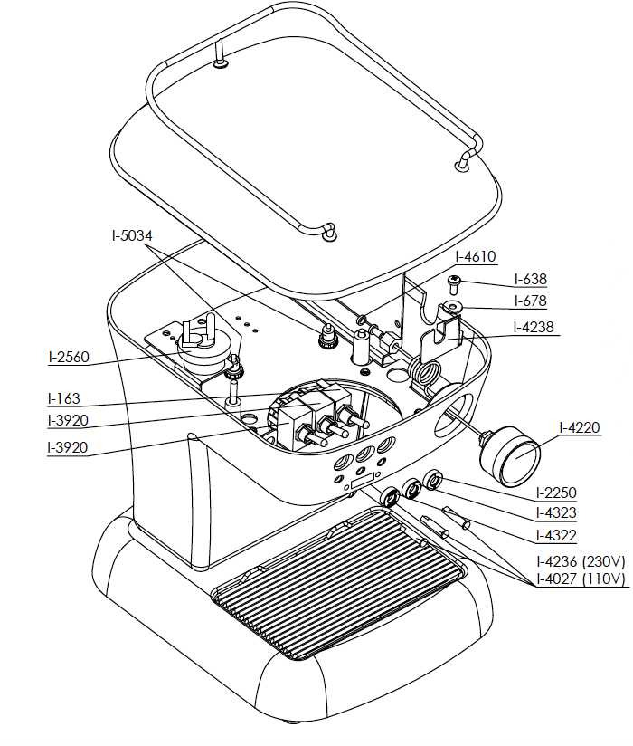 breville grinder parts diagram