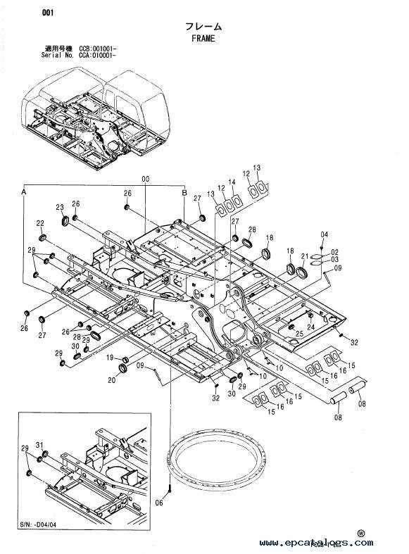 hitachi excavator parts diagram