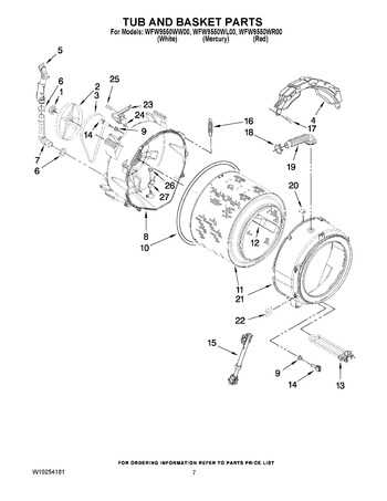 kenmore 500 washer parts diagram