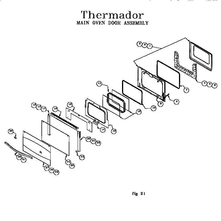 thermador refrigerator parts diagram