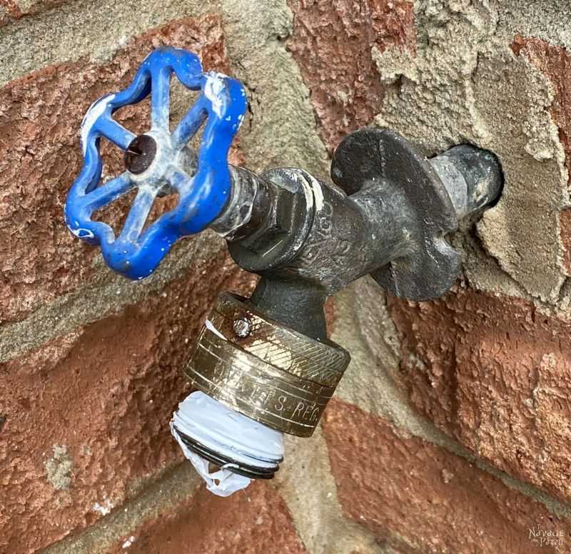 old outdoor faucet parts diagram