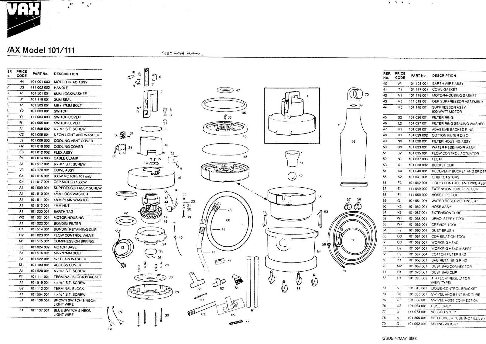 hoover carpet cleaner parts diagram