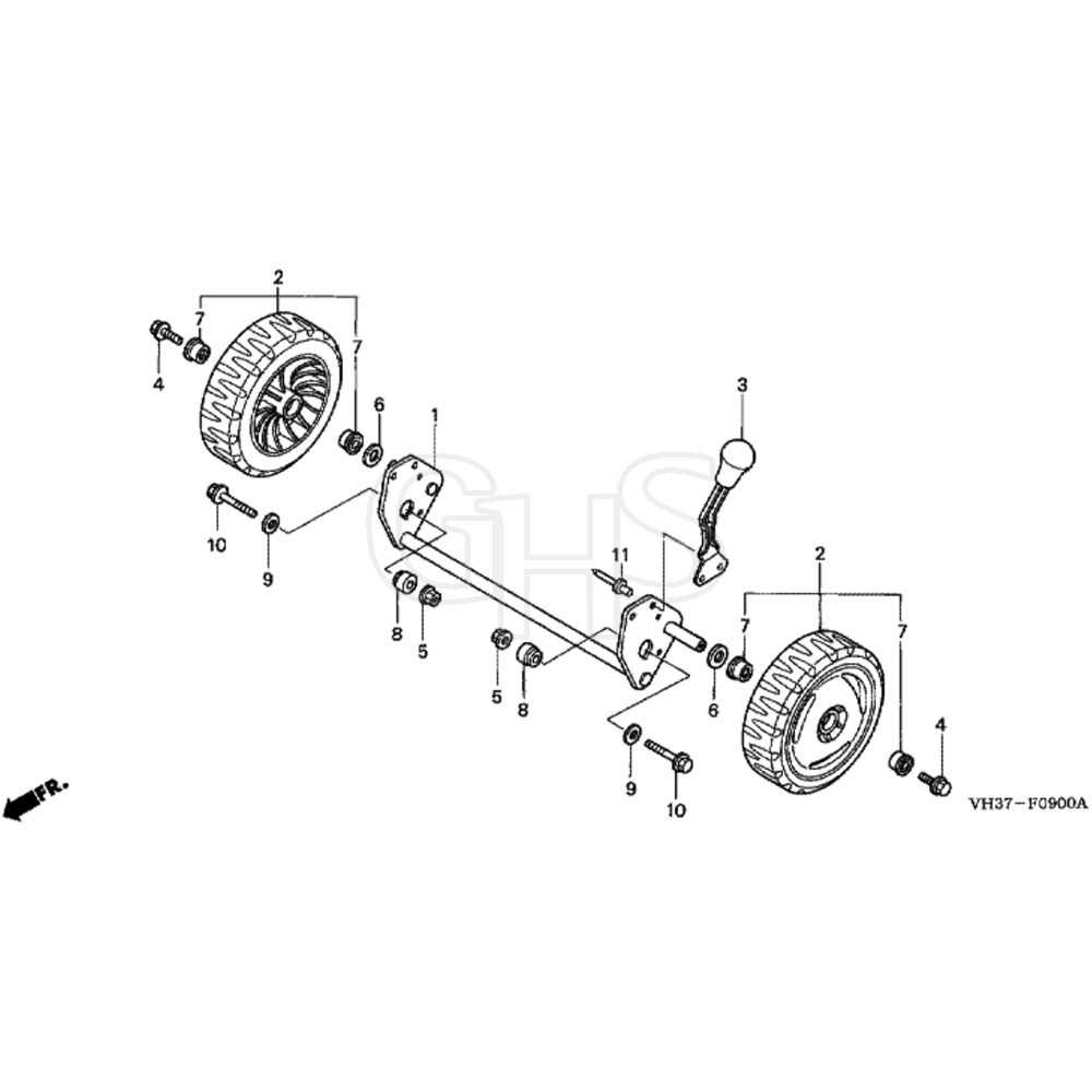 honda push mower parts diagram