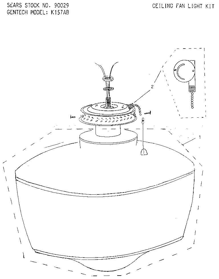 hampton bay ceiling fan parts diagram