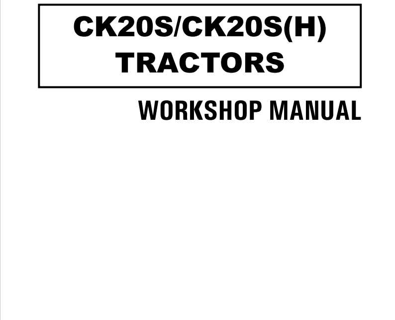 kioti ck20 parts diagram