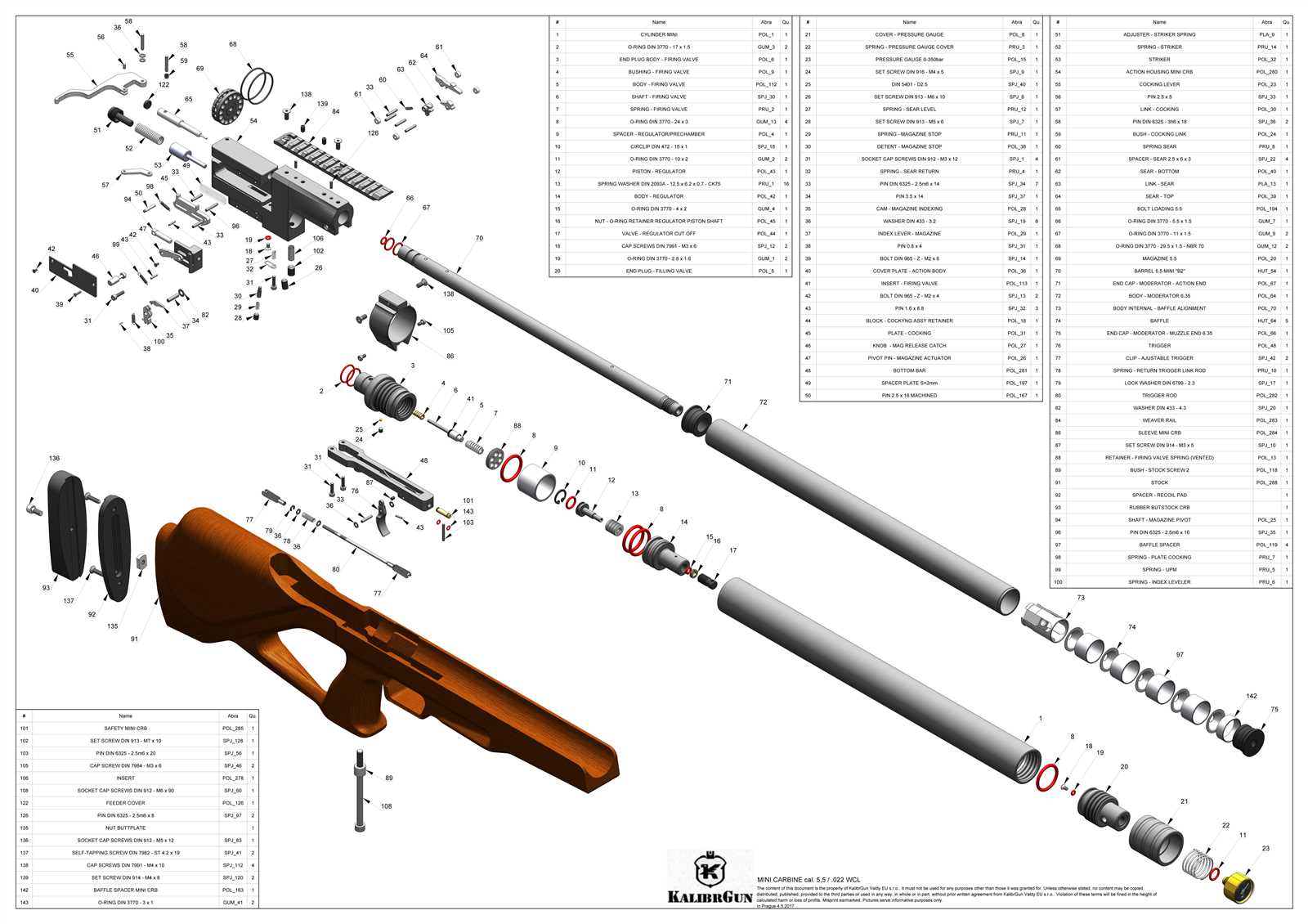 sniper rifle parts diagram