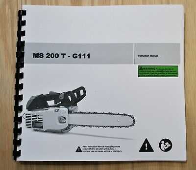 stihl ms200t parts diagram