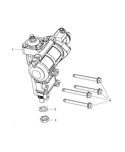 jeep jk steering parts diagram